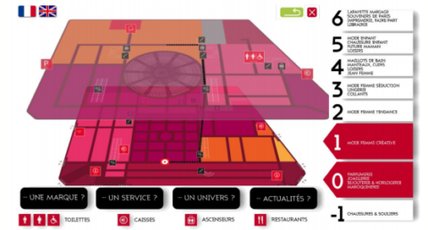 Interactive 3D wayfinder